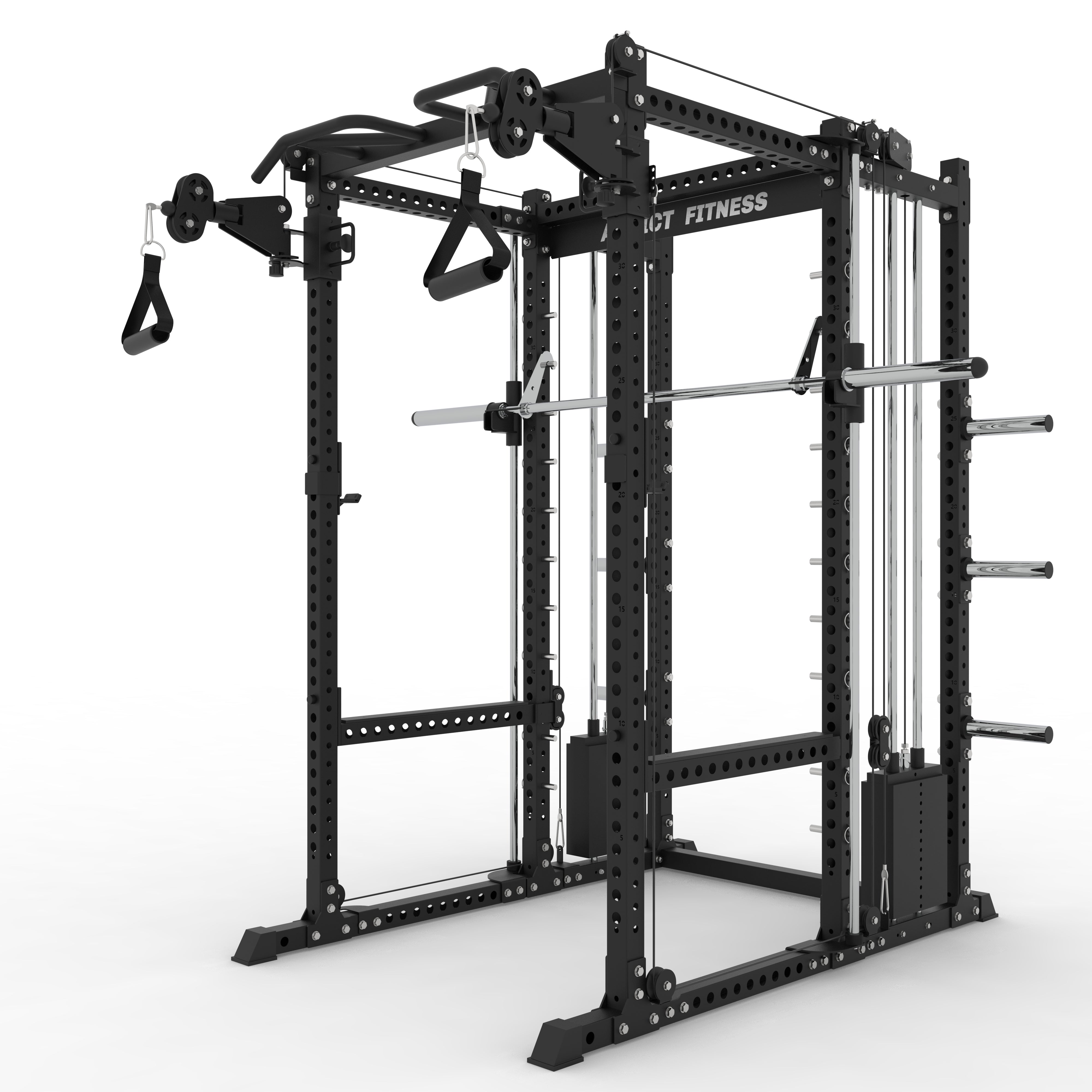 Smith Machine Elite Addict Fitness Avec / Avec Plusieurs Choix D’Attachement - Fitness Dépôt +
